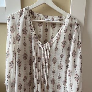 2/$24 Sheer 3/4 sleeve top